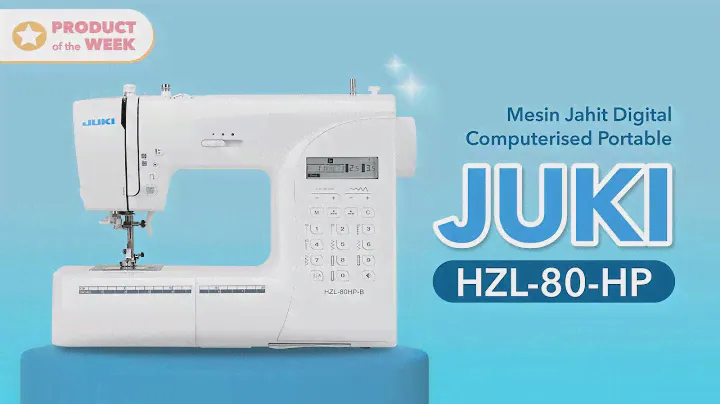 Mesin Jahit Digital Computerised Portable JUKI HZL-80-HP