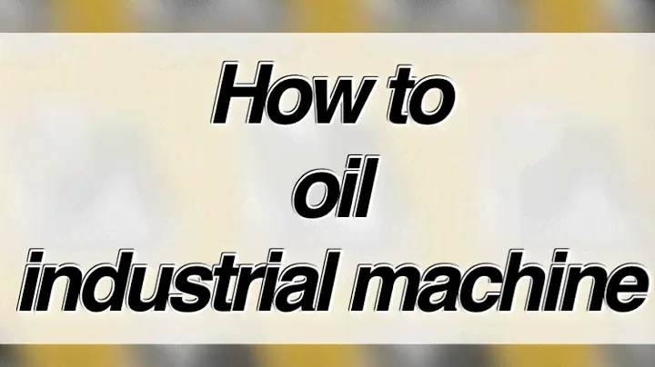 How to oil your industrial sewing machine