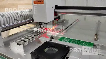 Демонстрируем работу SMD установщика QiHe TVM802А