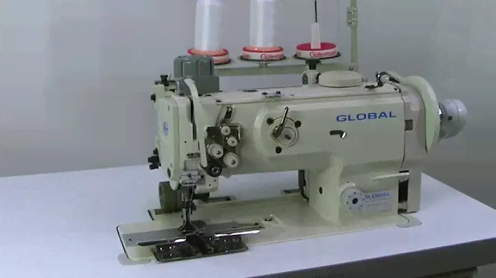 Global UP 1516 P ZIPP - Two Needle Zipper Attaching Sewing Machine With Puller