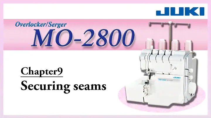 JUKI MO-2800 Securing seams