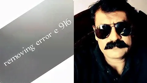 how to remove error e916 of computerized bartek by juki technical institute by Jameel sheikh|