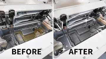 How to Change Oil in Industrial Sewing Machine | Clean & Oil Juki DDL 8700 Industrial Machine