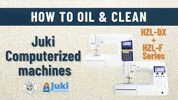 How To Oil & Clean Your Juki Computerized Sewing Machine  DX / F SERIES!