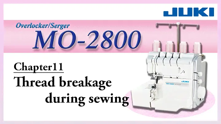 JUKI MO-2800 Thread breakage during sewing