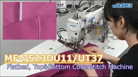 JUKI - MF-7523DU11/UT37 - Flatbed Cover stitch machine