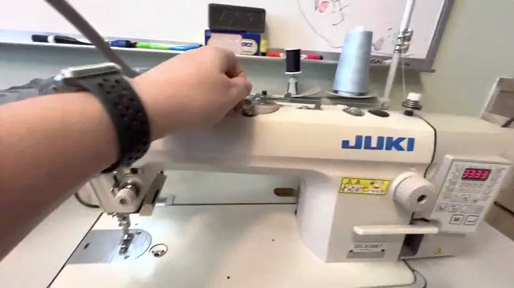 Juki DDL-8100B-7 winding a bobbin