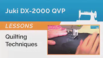 Juki DX-2000 QVP & HZL-DX7 Lesson - Quilting Techniques