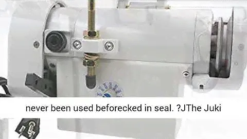 Juki Industrial Lockstitch for Heavy Materials iKonix 0.5 HP Servo Motor, Table, LED Lamp.Assembl...