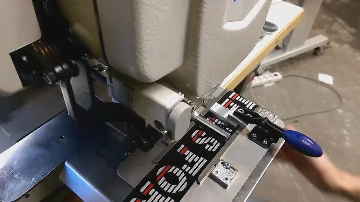 Juki AMS-210ENSS-1306SZ5000D - feeding frame (single clamp) example application of the machine