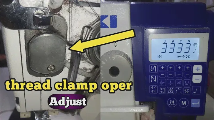 juki machine ddl 7000a-7 thread clamp solenoid oper adjustment