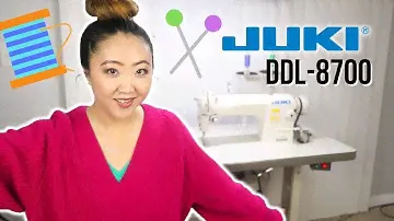 Let's Get INDUSTRIAL! Juki DDL-8700 Sewing Machine Overview, Bobbin Winding, Threading