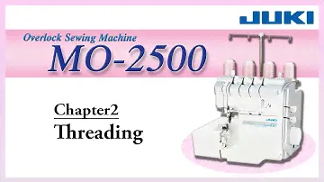 JUKI MO-2500 Threading