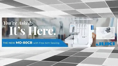 Juki MO-80CB Free-Arm Serger Overlock Machine | iShopTops.com
