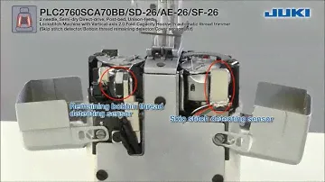 JUKI - PLC 2760SCA70BB SD26 AE26 SF26 Post Bed Industrial Sewing Machine